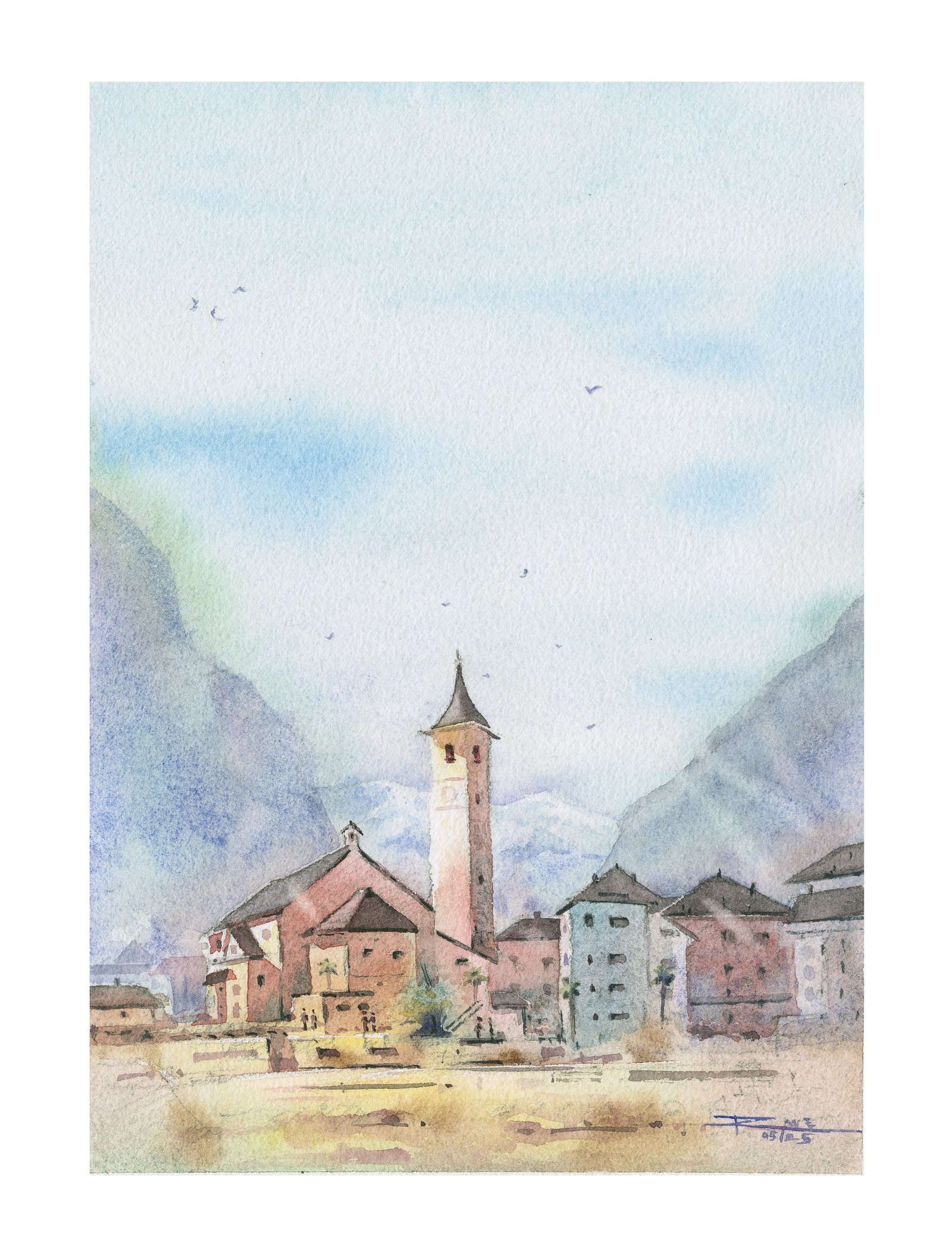 Church in Tichino
